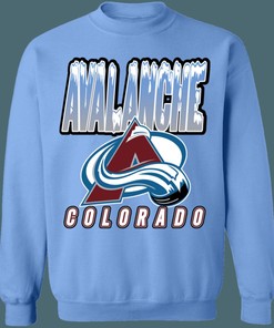 Colorado Avalanche Snowy Peaks Retro NHL Sweatshirt Hoodie TShirt For Hockey Lovers