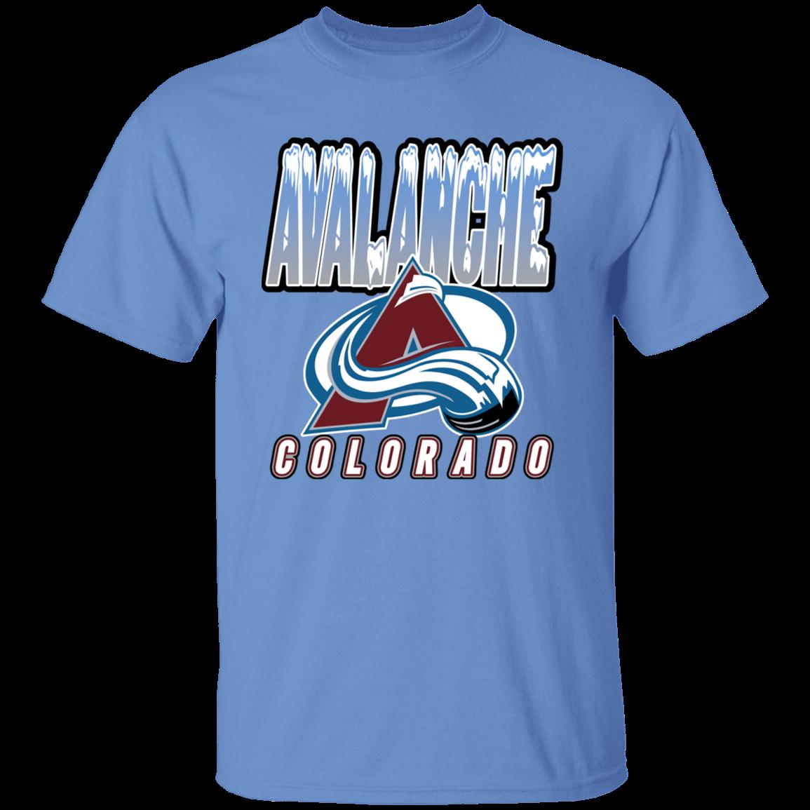 Colorado Avalanche Snowy Peaks Retro NHL T-Shirt Sweatshirt Hoodie National Hockey League Shirt - Image 3