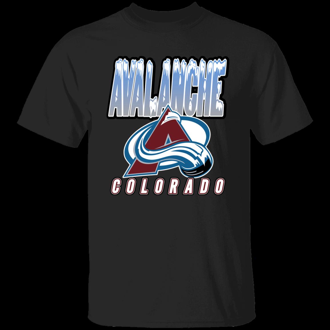 Colorado Avalanche Snowy Peaks Retro NHL T-Shirt Sweatshirt Hoodie National Hockey League Shirt - Image 4