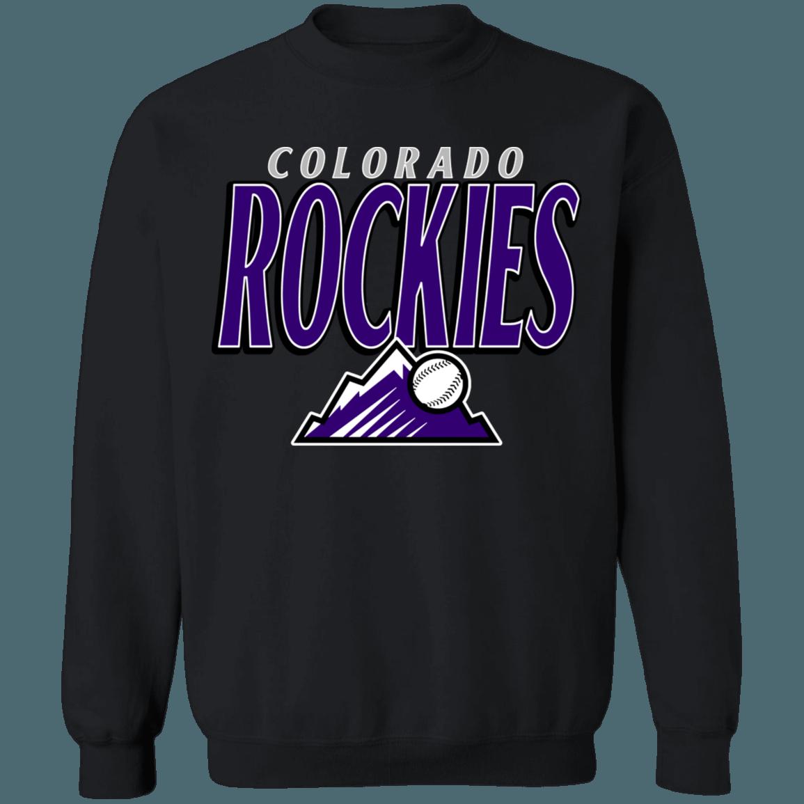 Colorado Rockies Retro MLB Crewneck Sweatshirt Hoodie Shirt for Baseball Fans
