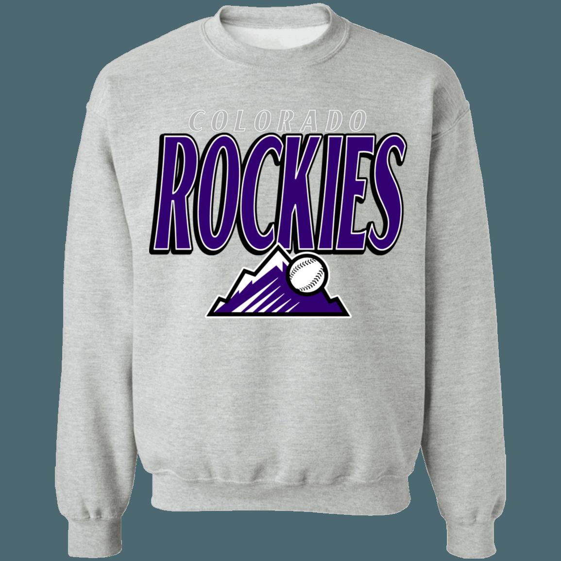 Colorado Rockies Retro MLB Crewneck Sweatshirt Hoodie Shirt for Baseball Fans - Image 2