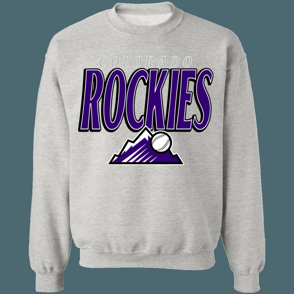 Colorado Rockies Retro MLB Crewneck Sweatshirt Hoodie Shirt for Baseball Fans - Image 3