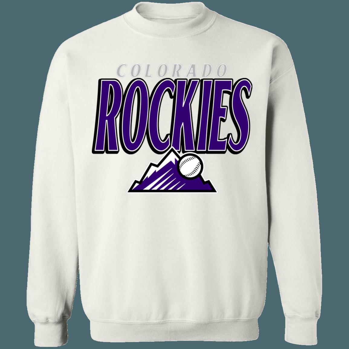 Colorado Rockies Retro MLB Crewneck Sweatshirt Hoodie Shirt for Baseball Fans - Image 4