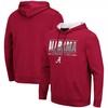 Colosseum Crimson Alabama Crimson Tide Slash Stack Hoodie Sweashirt, College Shirts