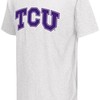 Colosseum Tcu Horned Frogs Youth White Graham Short Sleeve T-Shirt, University Football Fan Shirt, Tcu Student Gifts