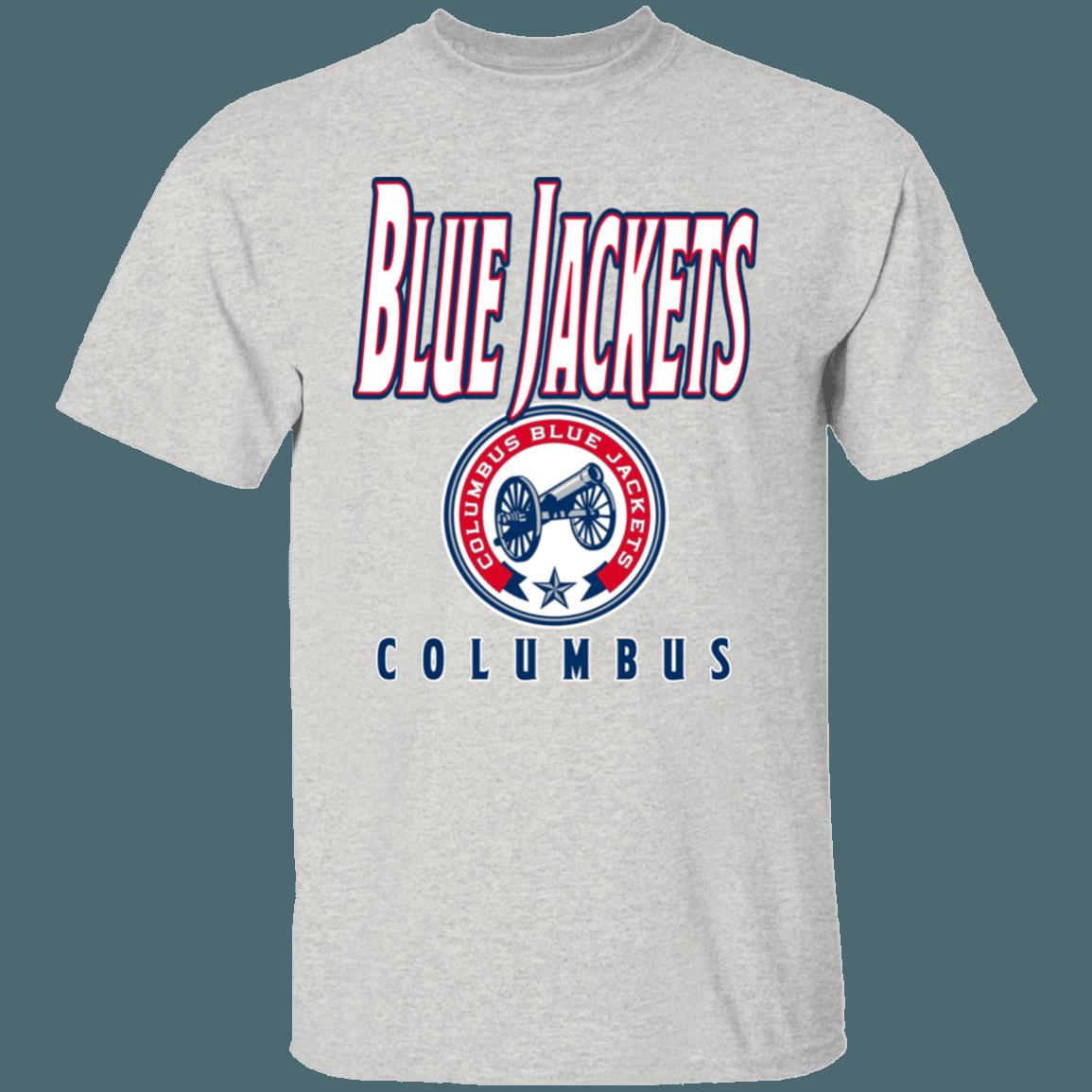 Columbus Blue Jackets CANNON Retro NHL T-Shirt Sweatshirt Hoodie National Hockey League Shirt - Image 3