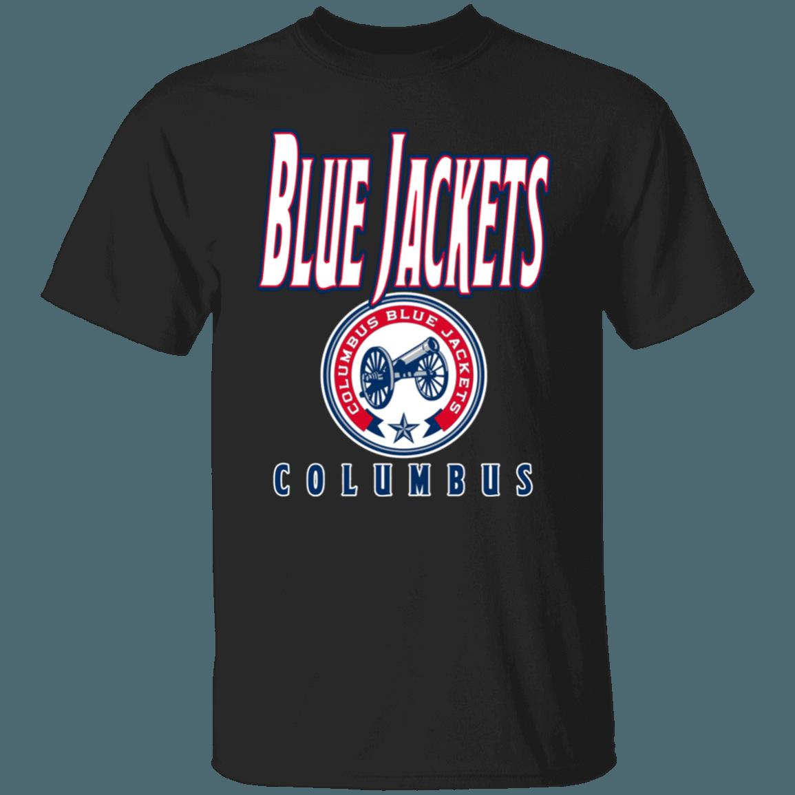 Columbus Blue Jackets CANNON Retro NHL T-Shirt Sweatshirt Hoodie National Hockey League Shirt - Image 4