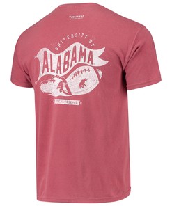 Crimson Alabama Crimson Tide Banner Wave Comfort Colors T-Shirt Hoodie Sweatshirt Full Size Gifts For Ncaa Fans