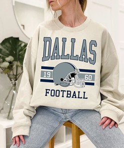 Dallas Football Sweatshirt, Vintage Retro Dallas Football Shirt for NFL Fans
