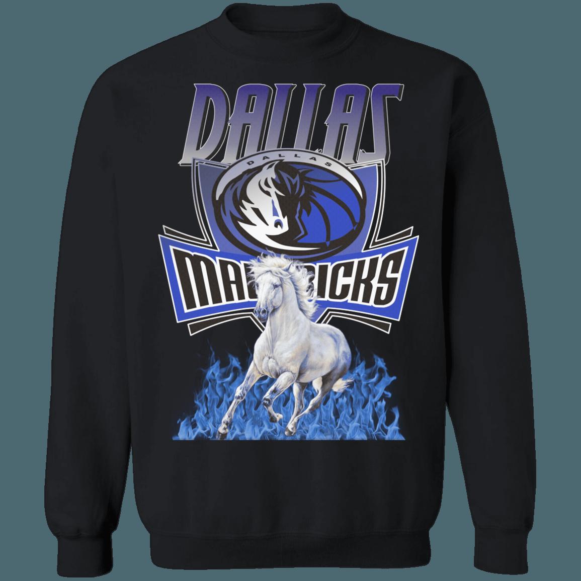 Dallas Mavericks Vintage NBA Vintage Sweatshirt Hoodie Shirt For NBA Fans