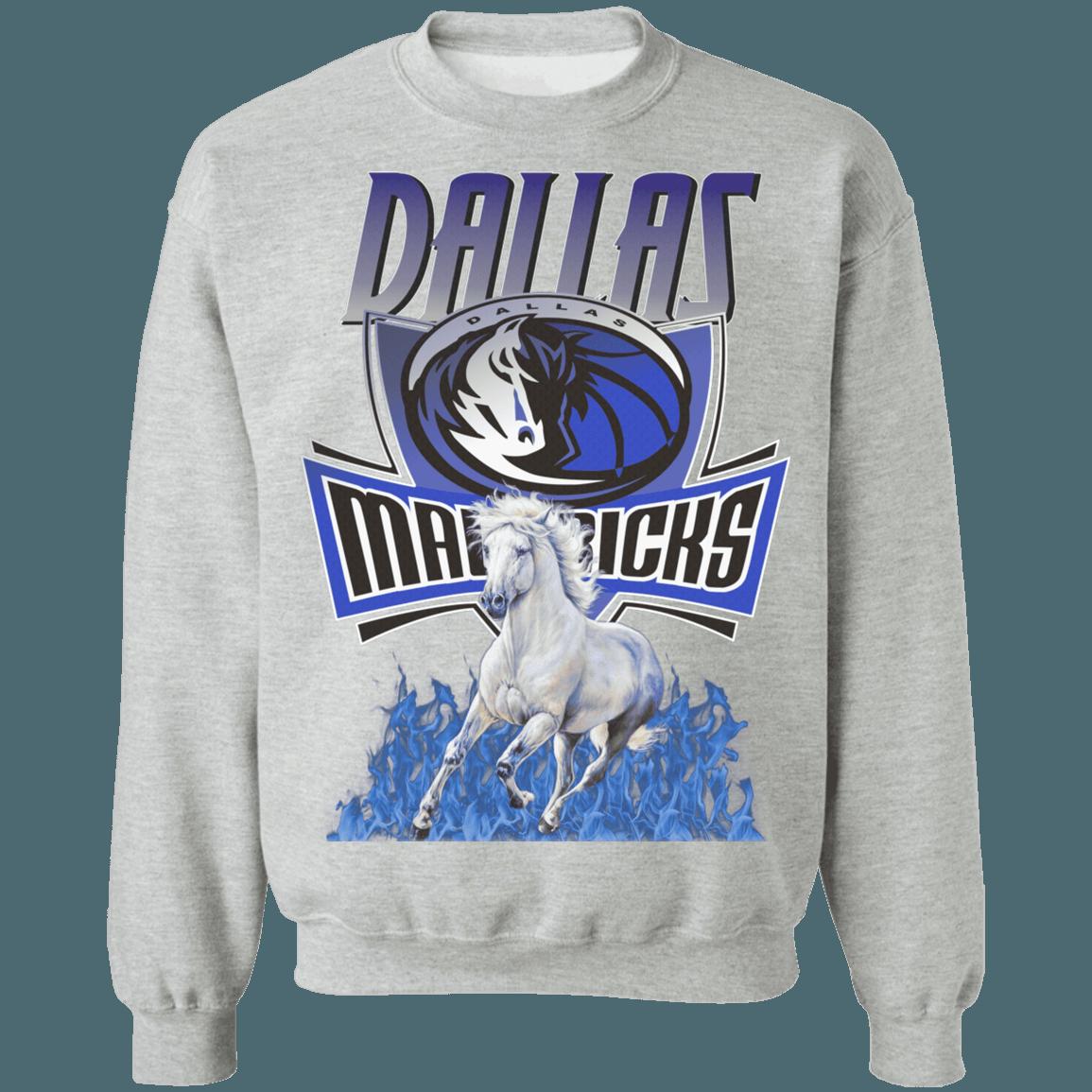 Dallas Mavericks Vintage NBA Vintage Sweatshirt Hoodie Shirt For NBA Fans - Image 4
