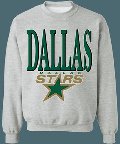 Dallas Stars 1990's Vintage NHL Sweatshirt Hoodie TShirt For Hockey Lovers