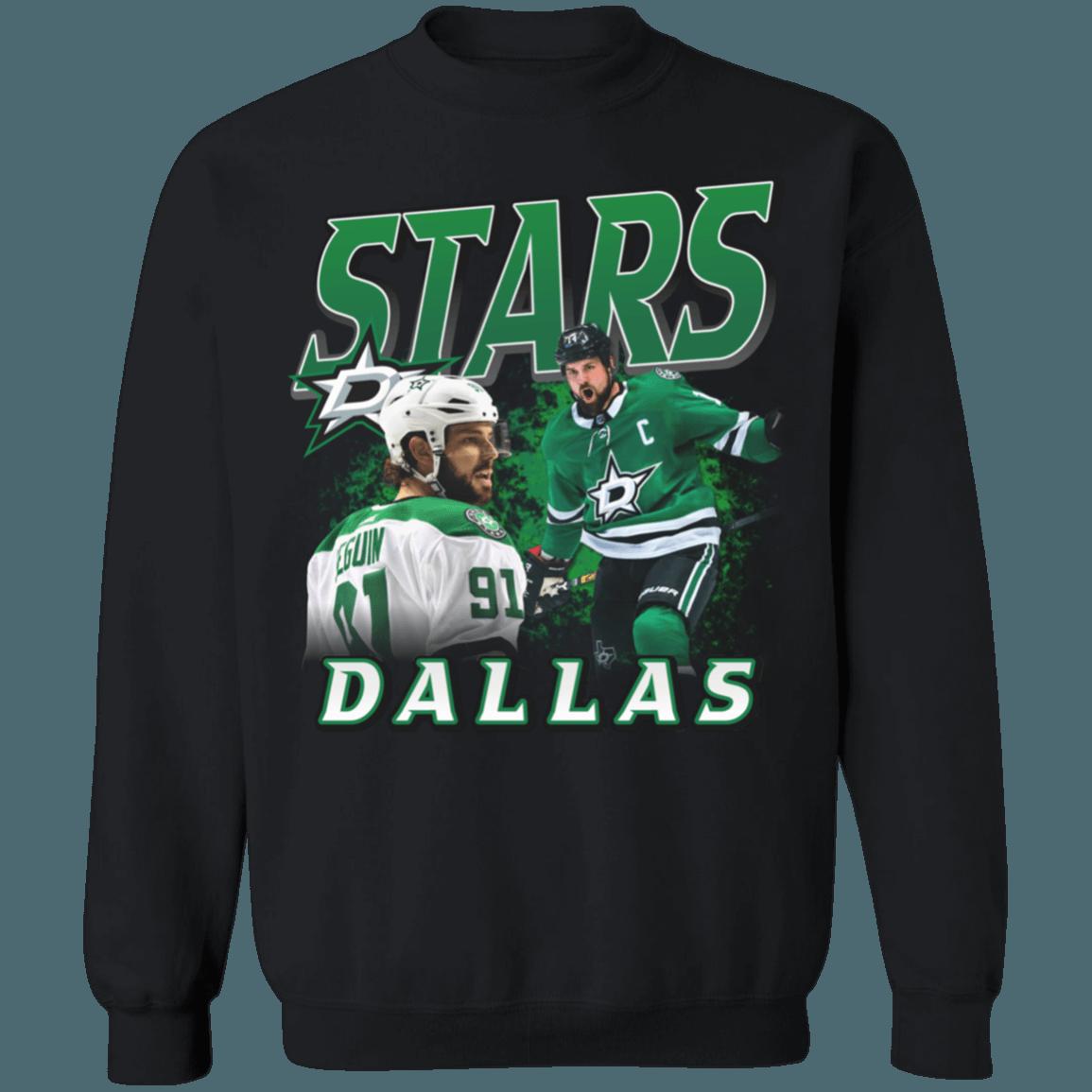 Dallas Stars Player Mash Vintage NHL Sweatshirt Hoodie TShirt For Hockey Lovers - Image 2