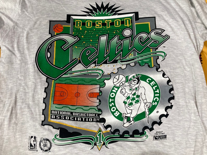 Deadstock W Tags 90s Vintage Boston Celtics Shirt, Hoodie, Unisex Sweatshirt Hoodie Shirt NBA Tee