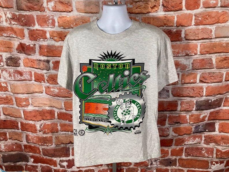 Deadstock W Tags 90s Vintage Boston Celtics Shirt, Hoodie, Unisex Sweatshirt Hoodie Shirt NBA Tee - Image 2