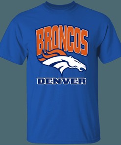 Denver Broncos Retro NFL T-Shirt Sweatshirt Hoodie Gifts for Fans