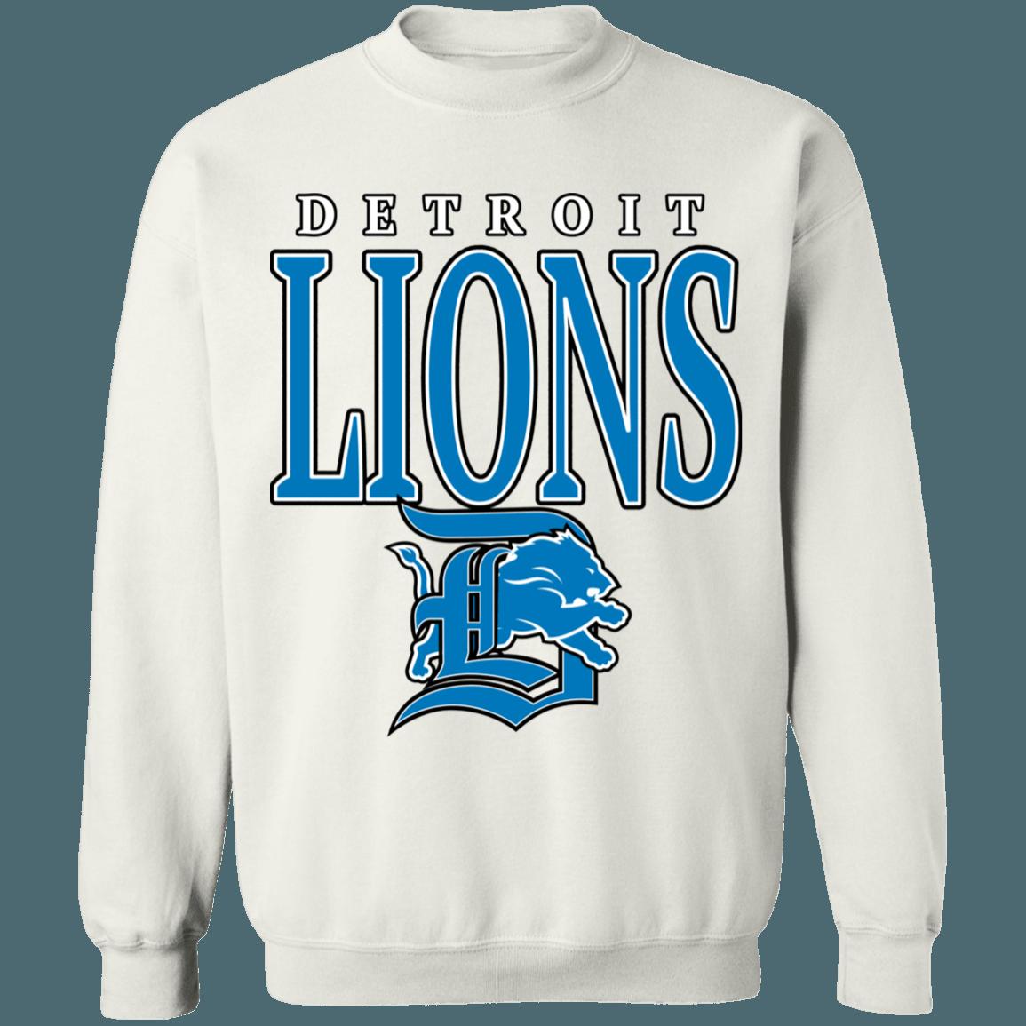 Detroit Lions Vintage 90's NFL American Football Lover Sweatshirt Hoodie - Image 2