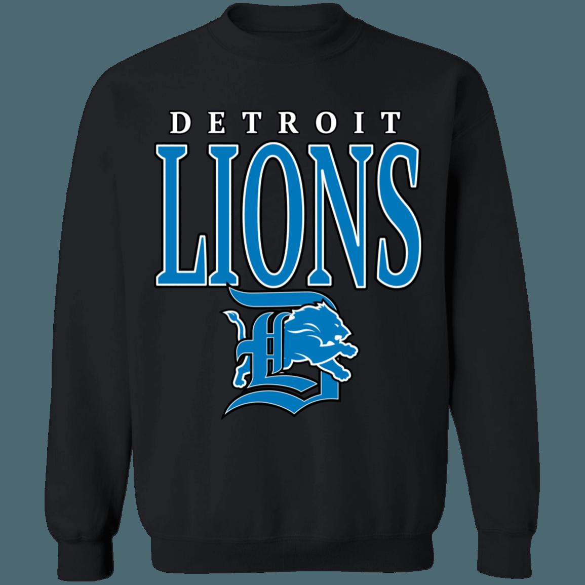 Detroit Lions Vintage 90's NFL American Football Lover Sweatshirt Hoodie - Image 3