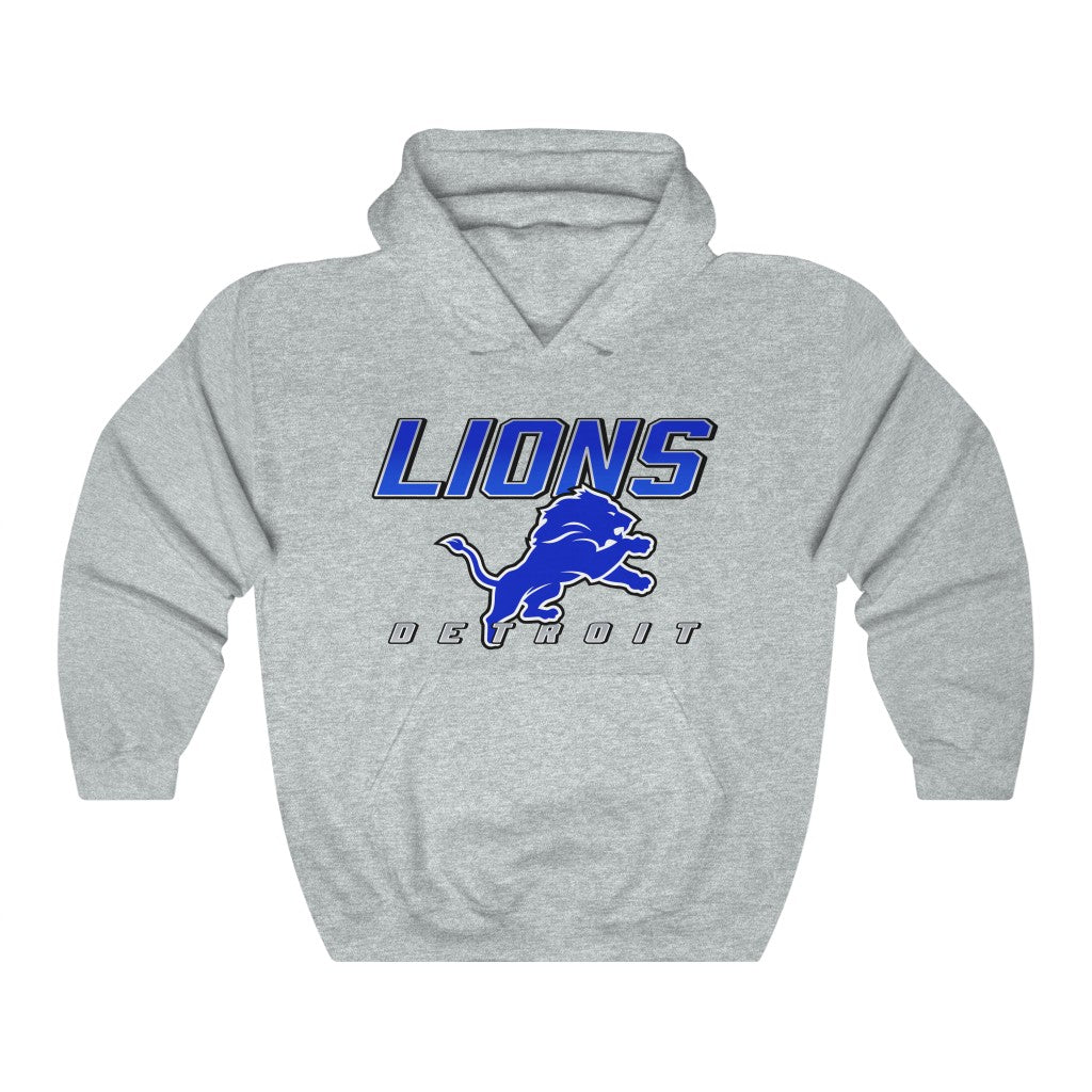 Detroit Lions Vintage 90's NFL Hoodie Sweatshirt Sport Shirt