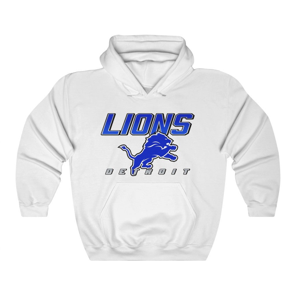 Detroit Lions Vintage 90's NFL Hoodie Sweatshirt Sport Shirt - Image 2