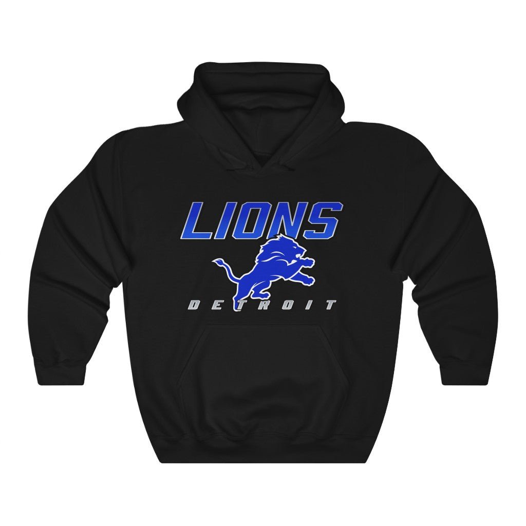 Detroit Lions Vintage 90's NFL Hoodie Sweatshirt Sport Shirt - Image 3