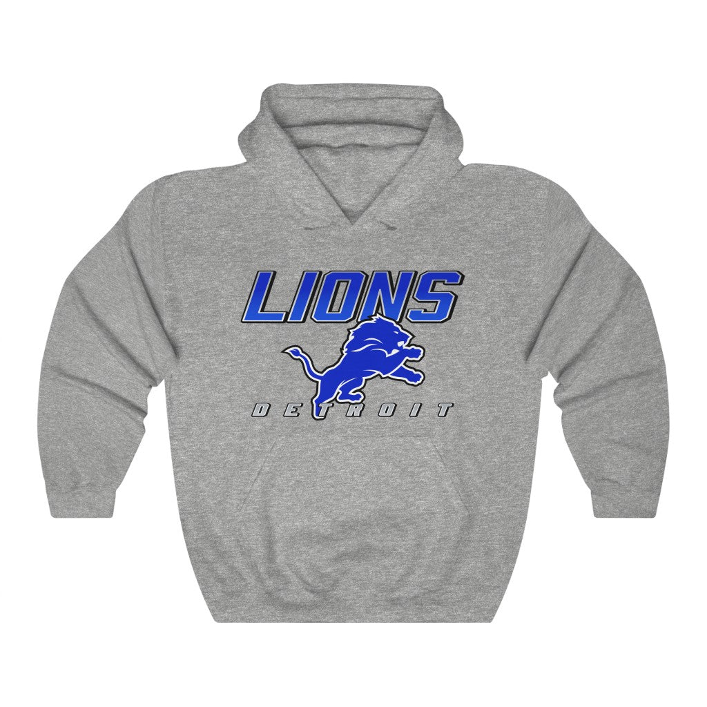 Detroit Lions Vintage 90's NFL Hoodie Sweatshirt Sport Shirt - Image 4