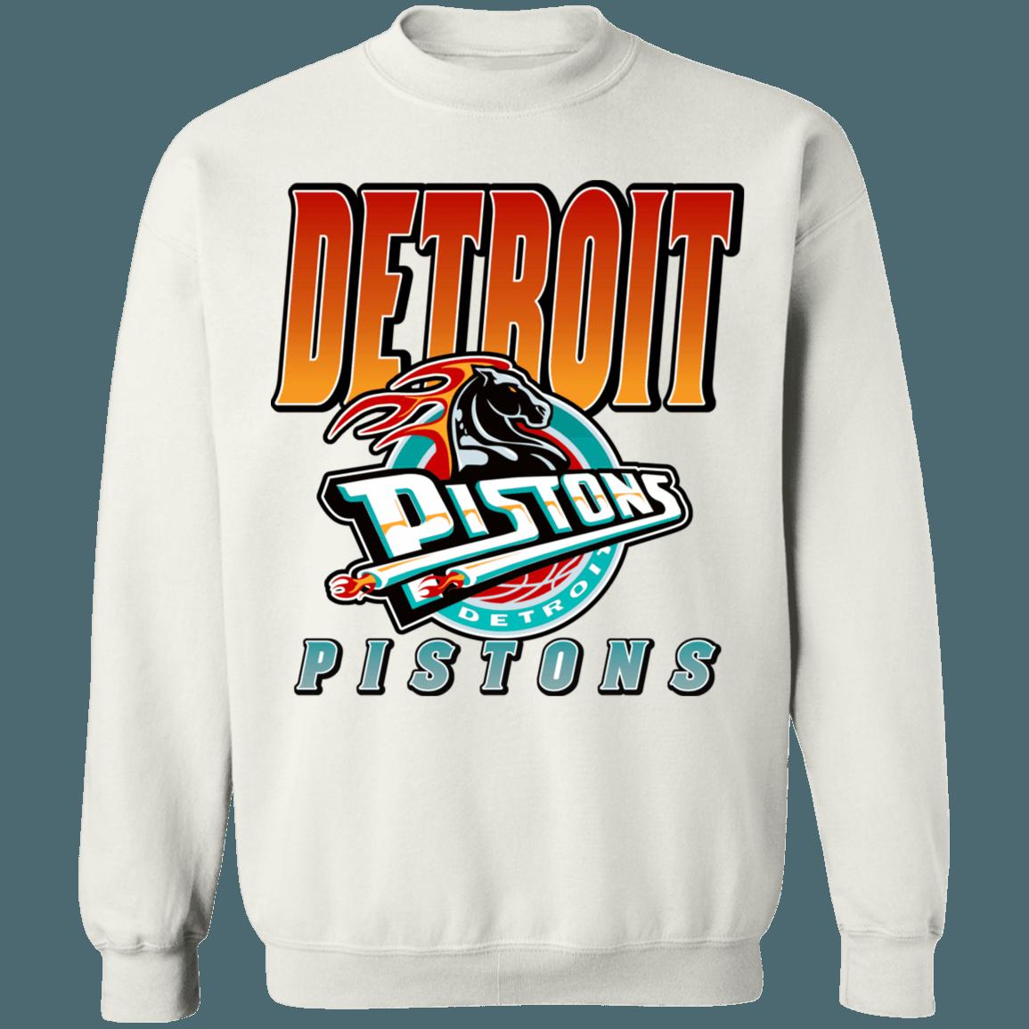 Detroit Pistons GRADIENT Retro NBA Vintage Sweatshirt Hoodie Shirt For NBA Fans