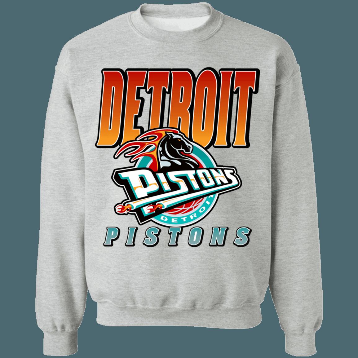 Detroit Pistons GRADIENT Retro NBA Vintage Sweatshirt Hoodie Shirt For NBA Fans - Image 3
