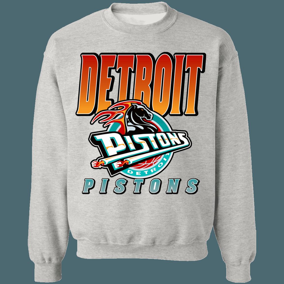 Detroit Pistons GRADIENT Retro NBA Vintage Sweatshirt Hoodie Shirt For NBA Fans - Image 4