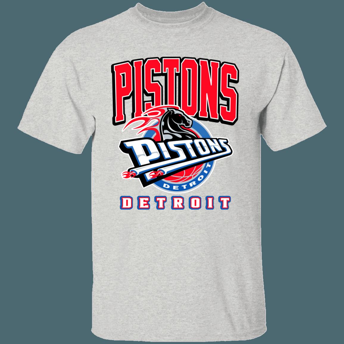 Detroit Pistons HORSE Retro NBA Fan T-Shirt Sweatshirt Hoodie - Image 4