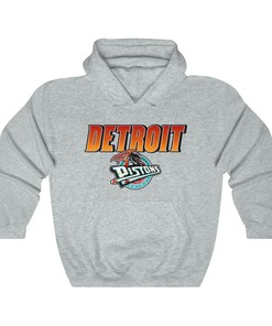 Detroit Pistons Vintage 90's NBA Sweatshirt Hoodie Shirt For NBA Fans