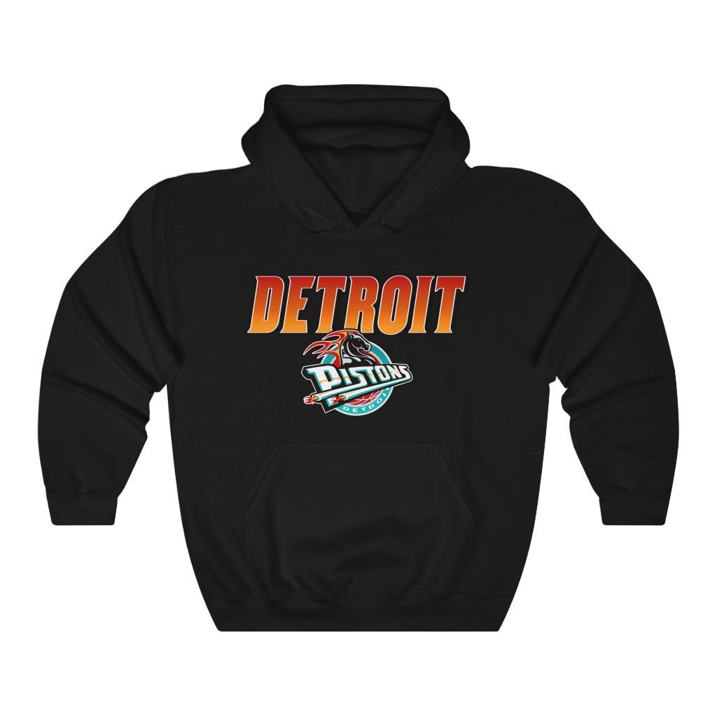 Detroit Pistons Vintage 90's NBA Sweatshirt Hoodie Shirt For NBA Fans - Image 3