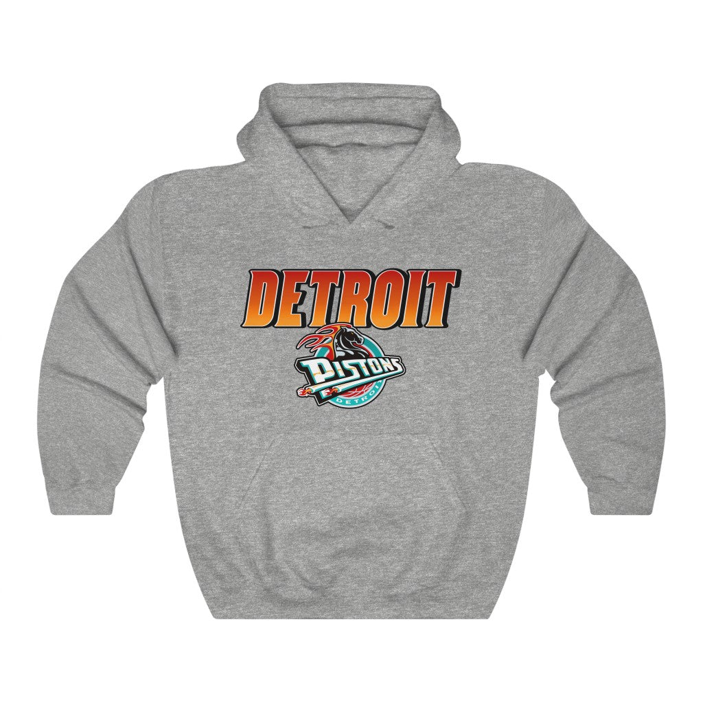 Detroit Pistons Vintage 90's NBA Sweatshirt Hoodie Shirt For NBA Fans - Image 4
