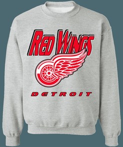 Detroit Red Wings 90's NHL Sweatshirt Hoodie TShirt For Hockey Lovers