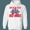 Detroit Red Wings OCTOPUS Retro NHL Hoodie Sweatshirt Sport Shirt