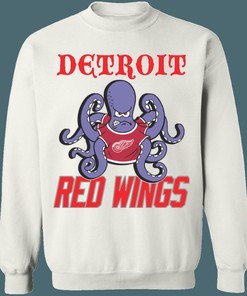 Detroit Red Wings OCTOPUS Vintage NHL Sweatshirt Hoodie TShirt For Hockey Lovers