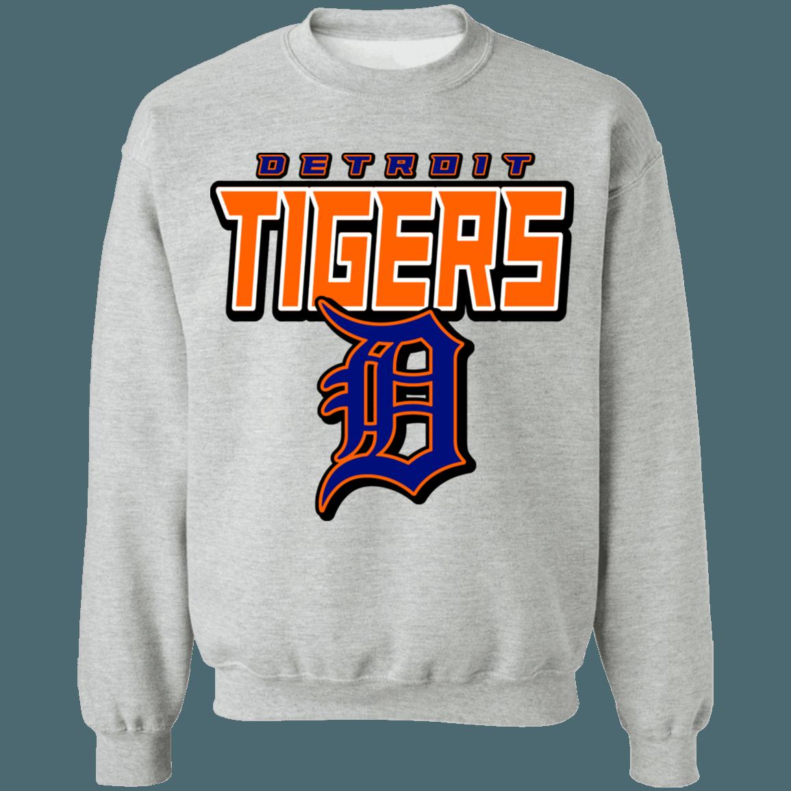 Detroit Tigers Vintage MLB Crewneck Sweatshirt Hoodie Shirt for Baseball Fans
