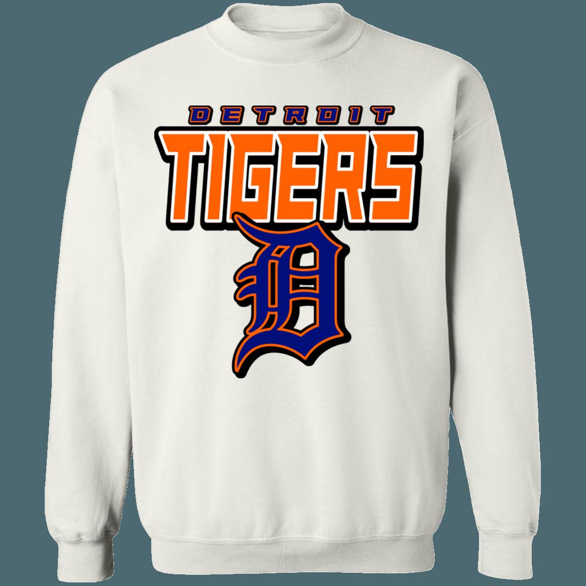 Detroit Tigers Vintage MLB Crewneck Sweatshirt Hoodie Shirt for Baseball Fans - Image 2