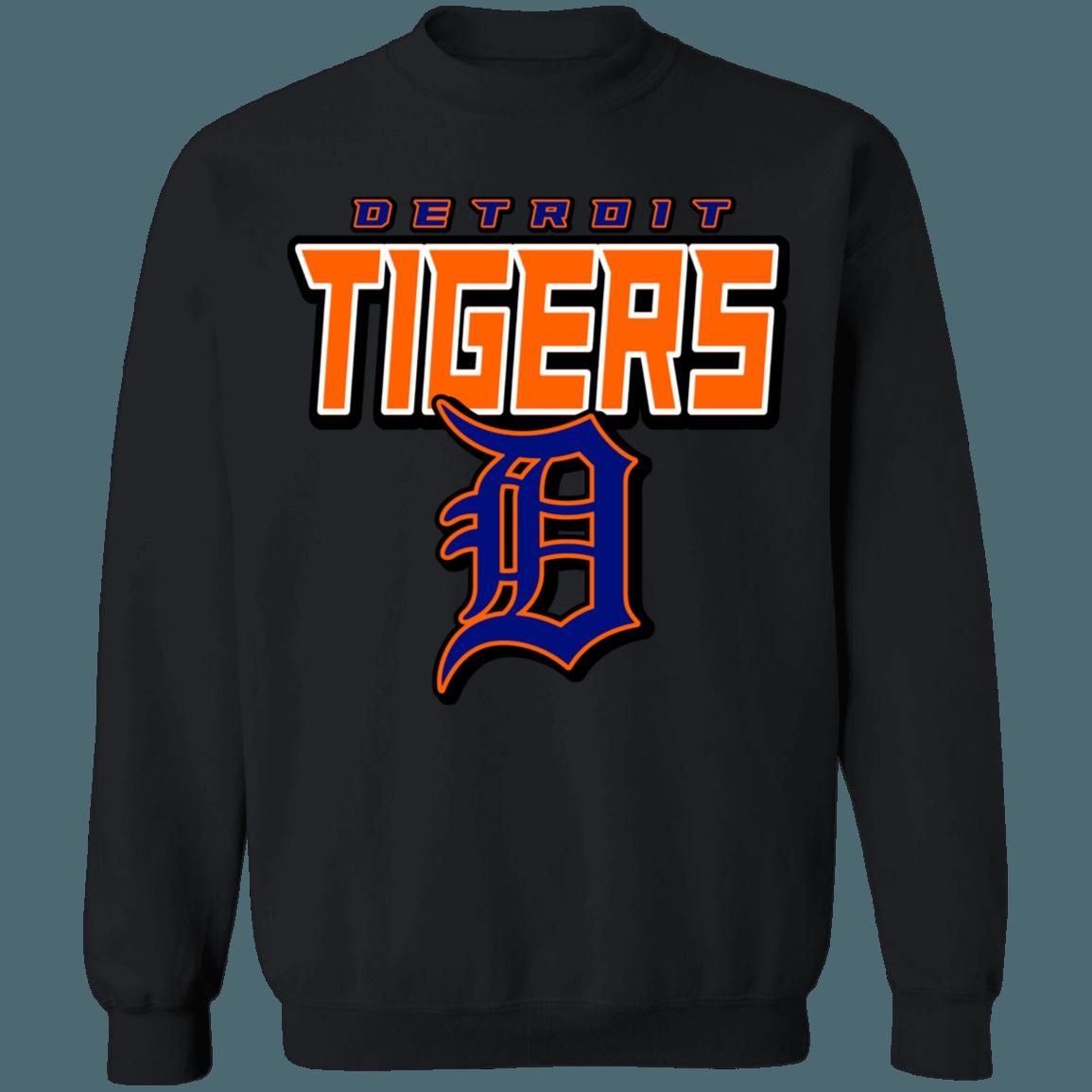 Detroit Tigers Vintage MLB Crewneck Sweatshirt Hoodie Shirt for Baseball Fans - Image 3