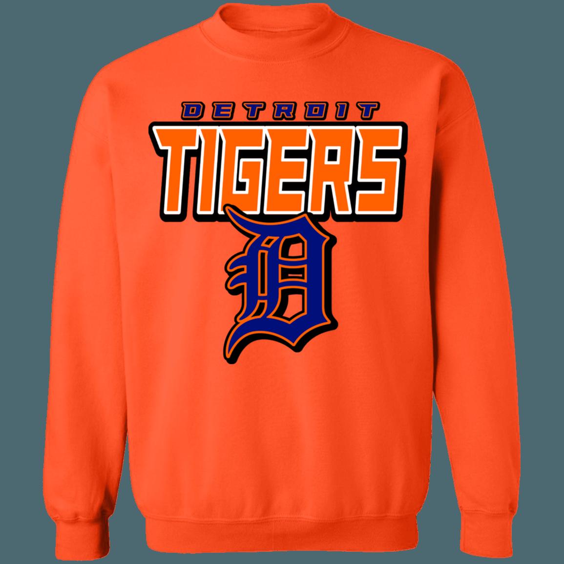 Detroit Tigers Vintage MLB Crewneck Sweatshirt Hoodie Shirt for Baseball Fans - Image 4