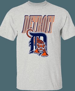 Detroit Tigers Vintage MLB T-Shirt Sweatshirt Hoodie Gifts for Baseball Fans