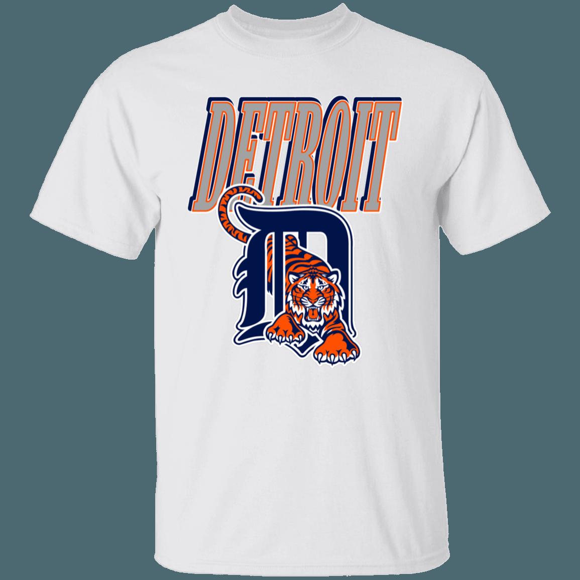 Detroit Tigers Vintage MLB T-Shirt Sweatshirt Hoodie Gifts for Baseball Fans - Image 3