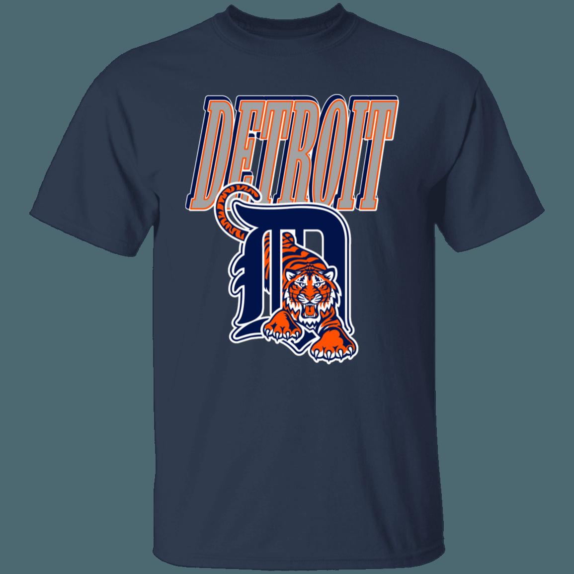 Detroit Tigers Vintage MLB T-Shirt Sweatshirt Hoodie Gifts for Baseball Fans - Image 4