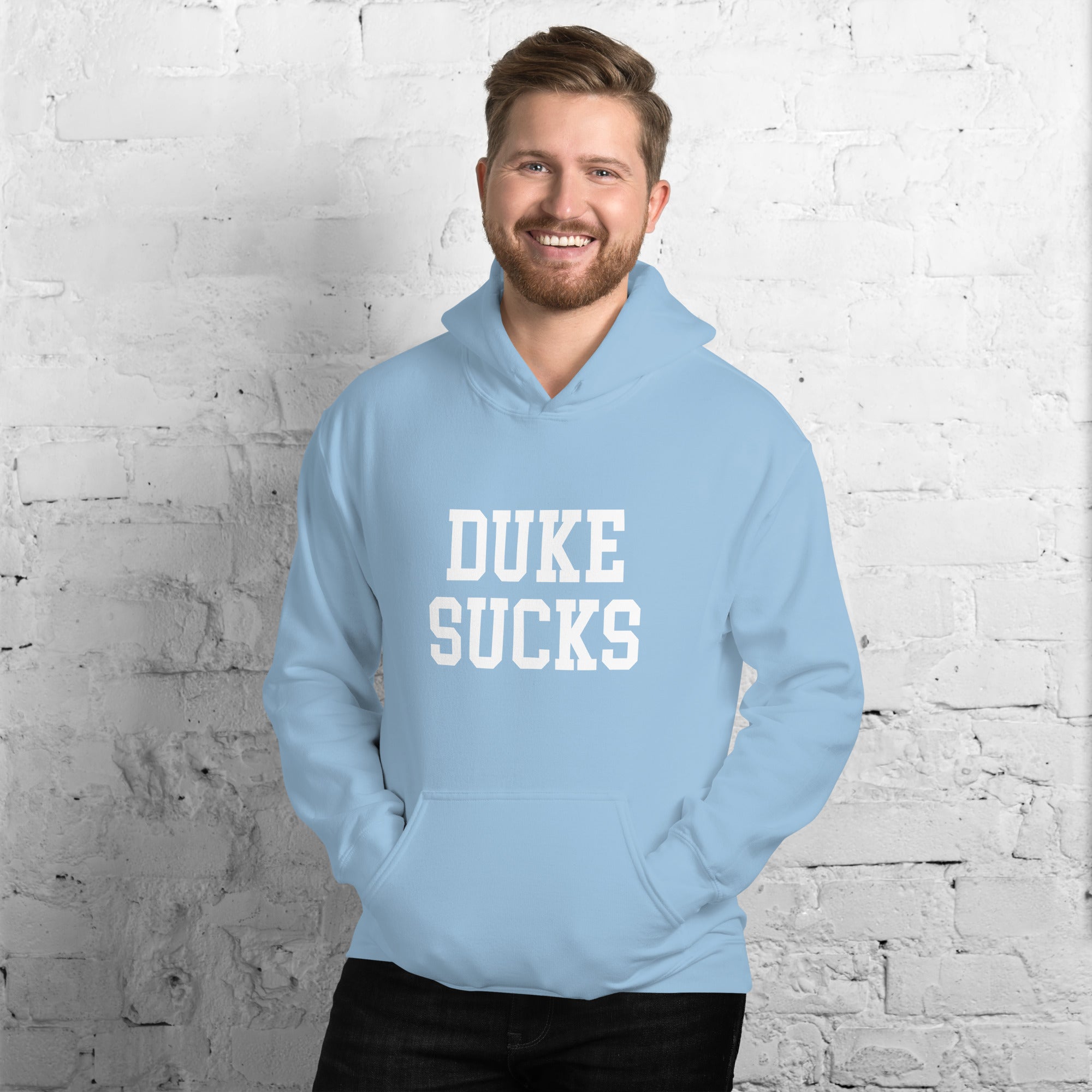 Duke Sucks North Carolina Rivalry Hoodie Sweatshirt Sport Shirt - Image 2