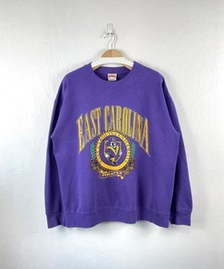 East Carolina University Sweatshirt, Vintage 90S East Carolina University Pirates Crewneck T Shirt, Hoodie