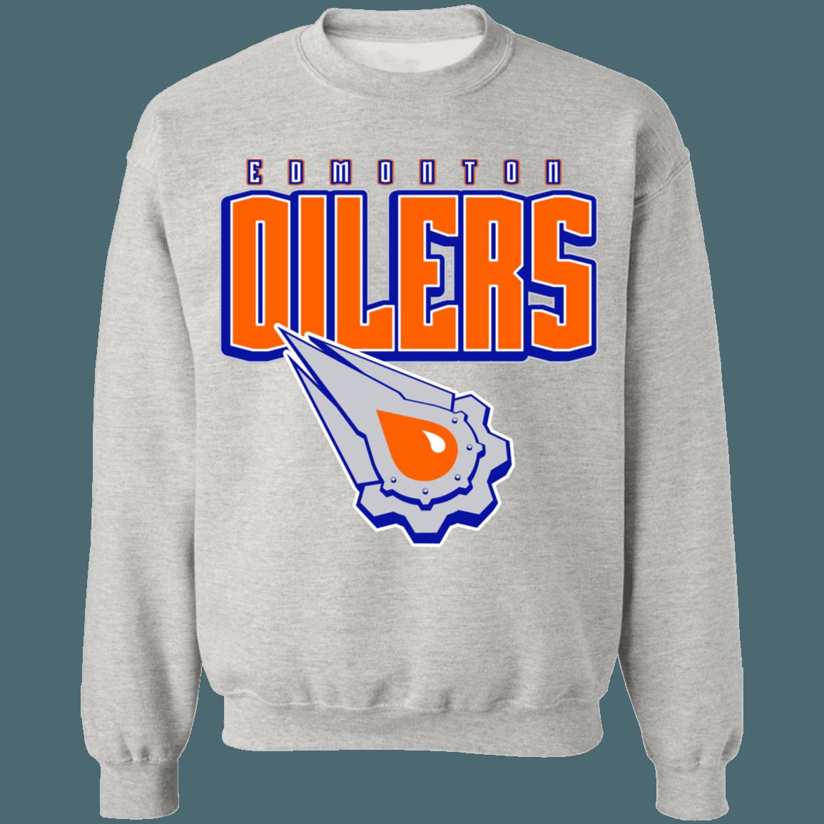 Edmonton Oilers Gear Logo Vintage NHL Sweatshirt Hoodie TShirt For Hockey Lovers
