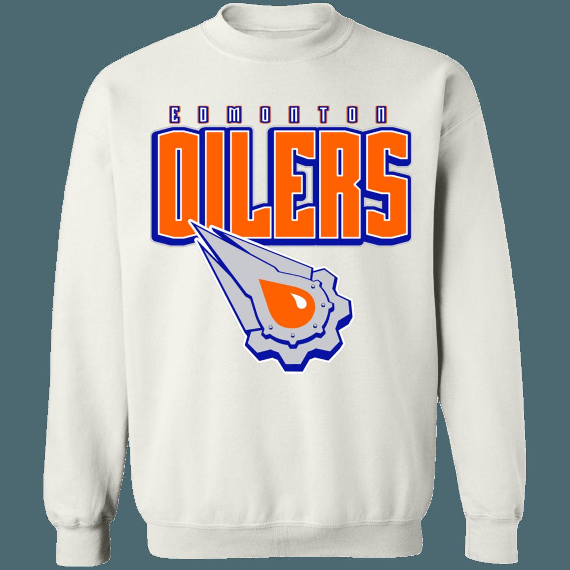 Edmonton Oilers Gear Logo Vintage NHL Sweatshirt Hoodie TShirt For Hockey Lovers - Image 2