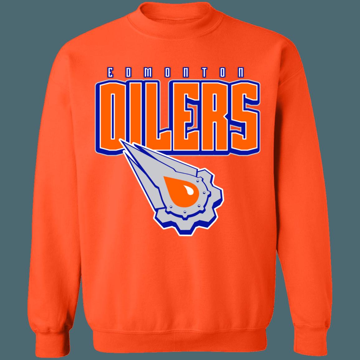 Edmonton Oilers Gear Logo Vintage NHL Sweatshirt Hoodie TShirt For Hockey Lovers - Image 3