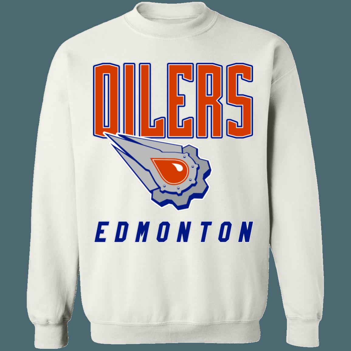 Edmonton Oilers OIL Stone Vintage NHL Sweatshirt Hoodie TShirt For Hockey Lovers - Image 2