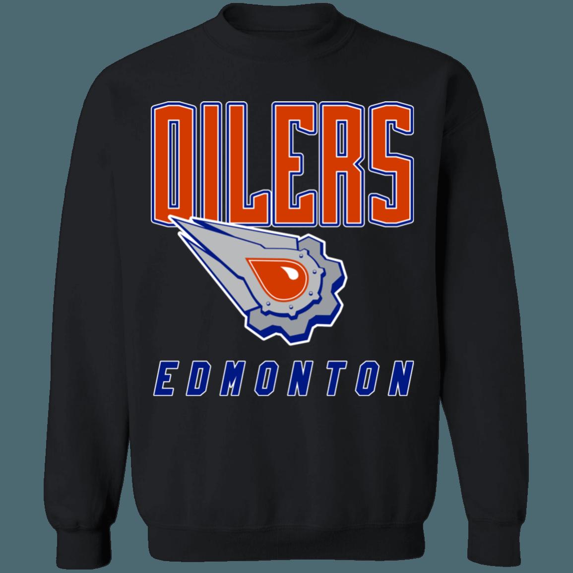 Edmonton Oilers OIL Stone Vintage NHL Sweatshirt Hoodie TShirt For Hockey Lovers - Image 4